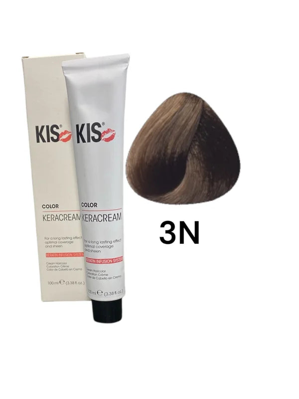 kis 3N - Donkerbruin KeraCream Color Haarverf 100ml.
