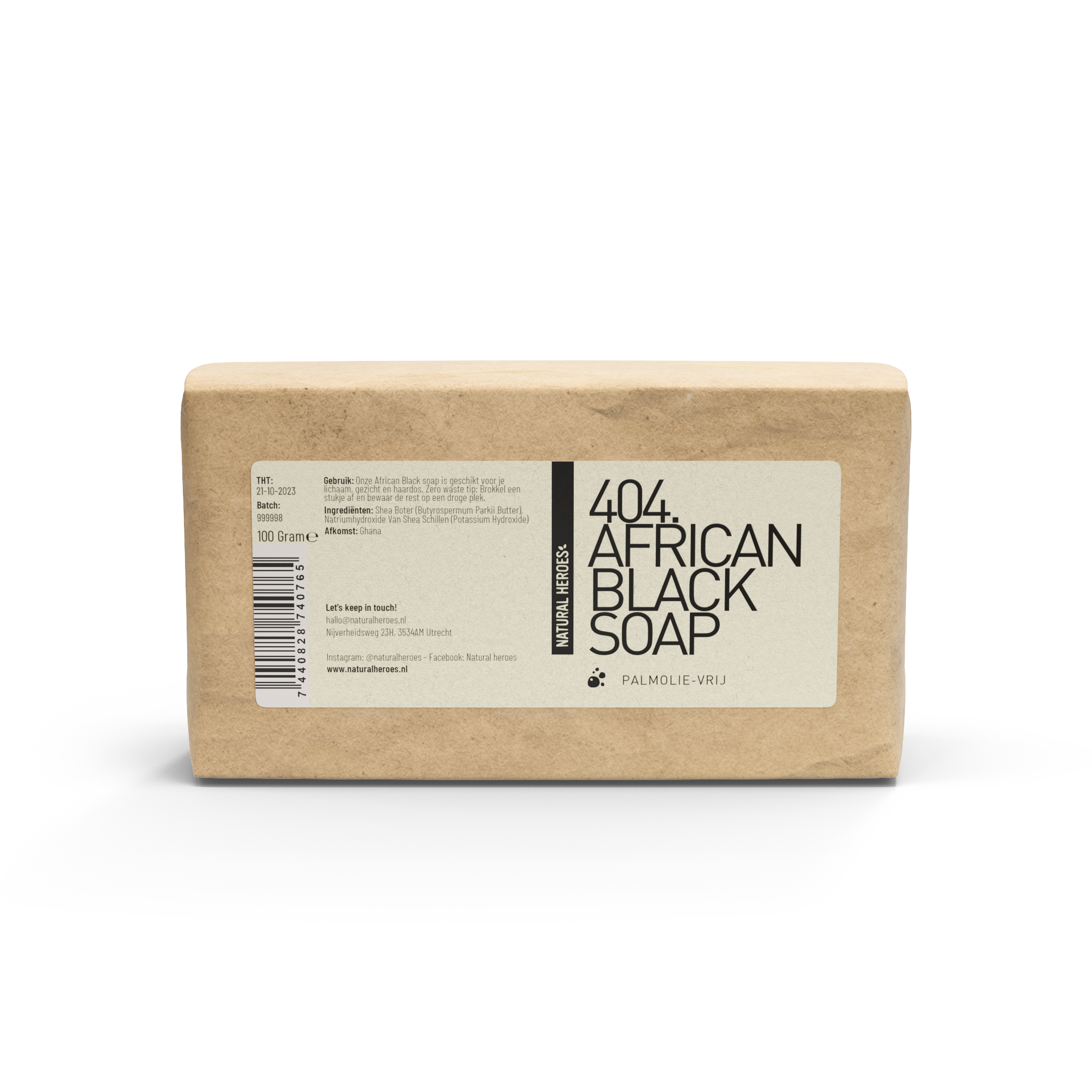 African Black Soap (Palmolie-Vrij)