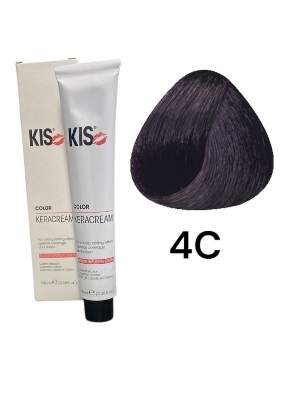 kis 4C - Middel Cassis KeraCream Color Haarverf 100ml.