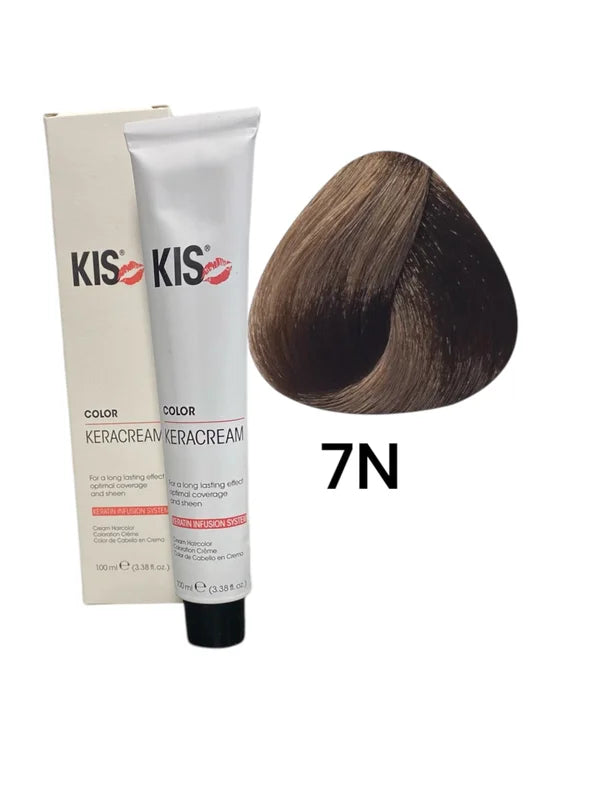 KIS 7N - Middelblond  KeraCream Color Haarverf 100ml.