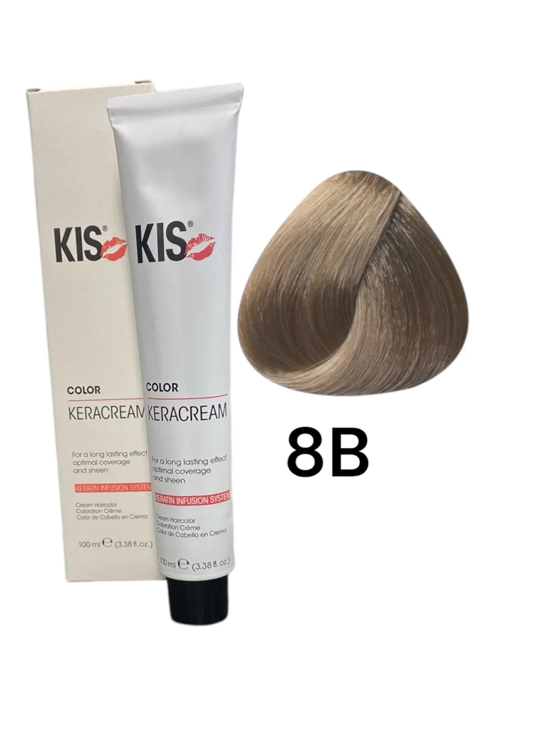 KIS 8B - Licht Beige KeraCream Color Haarverf 100ml.