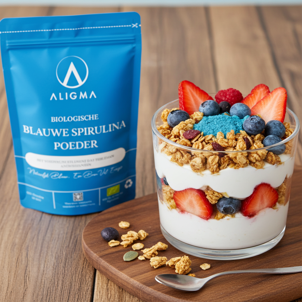 Biologische Blauwe Spirulina poeder 75 gram