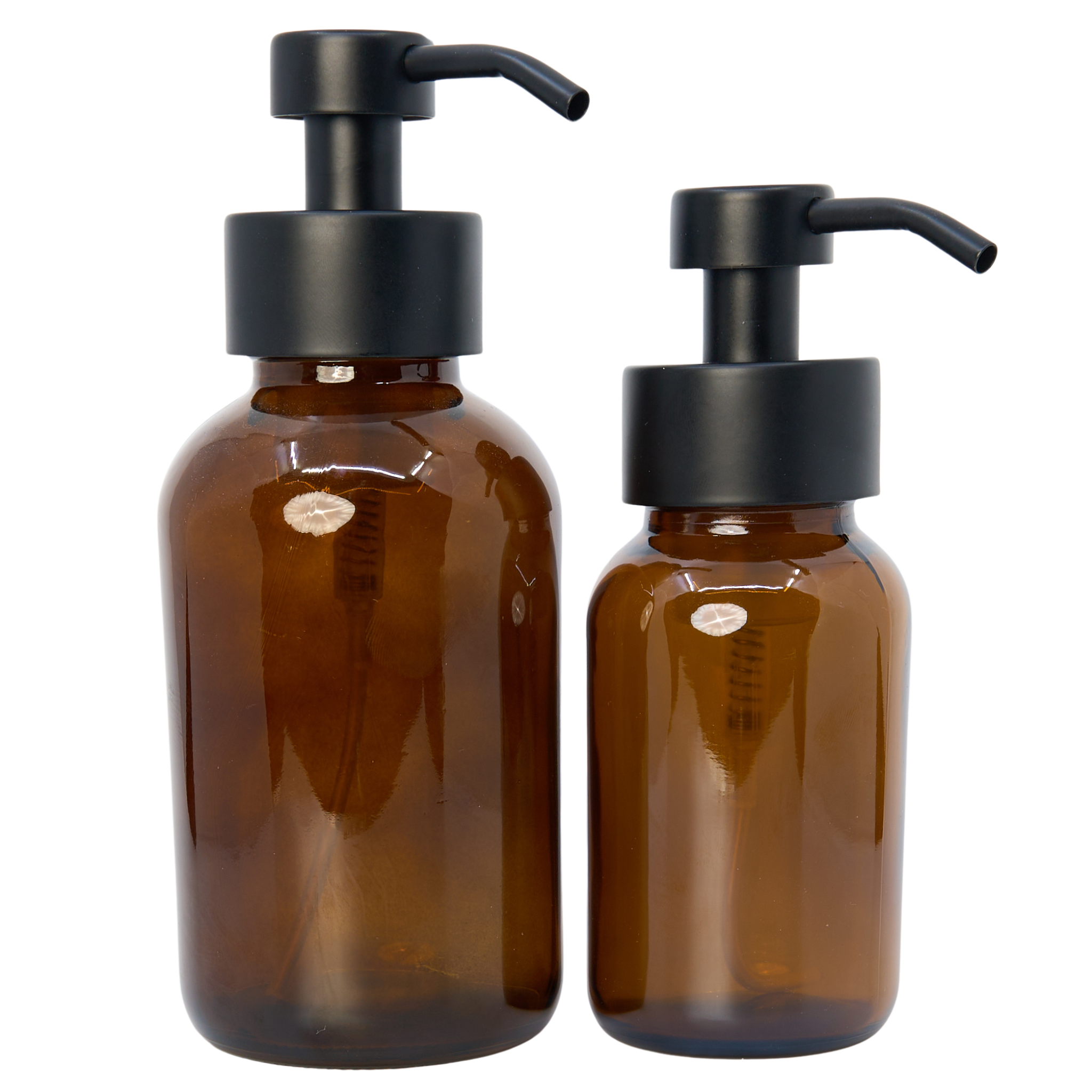 Glazen Fles met schuimpomp