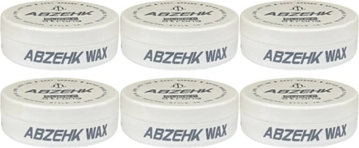 Abzehk Haarstyling Wax Matte - 150 ML X 6 Stuks