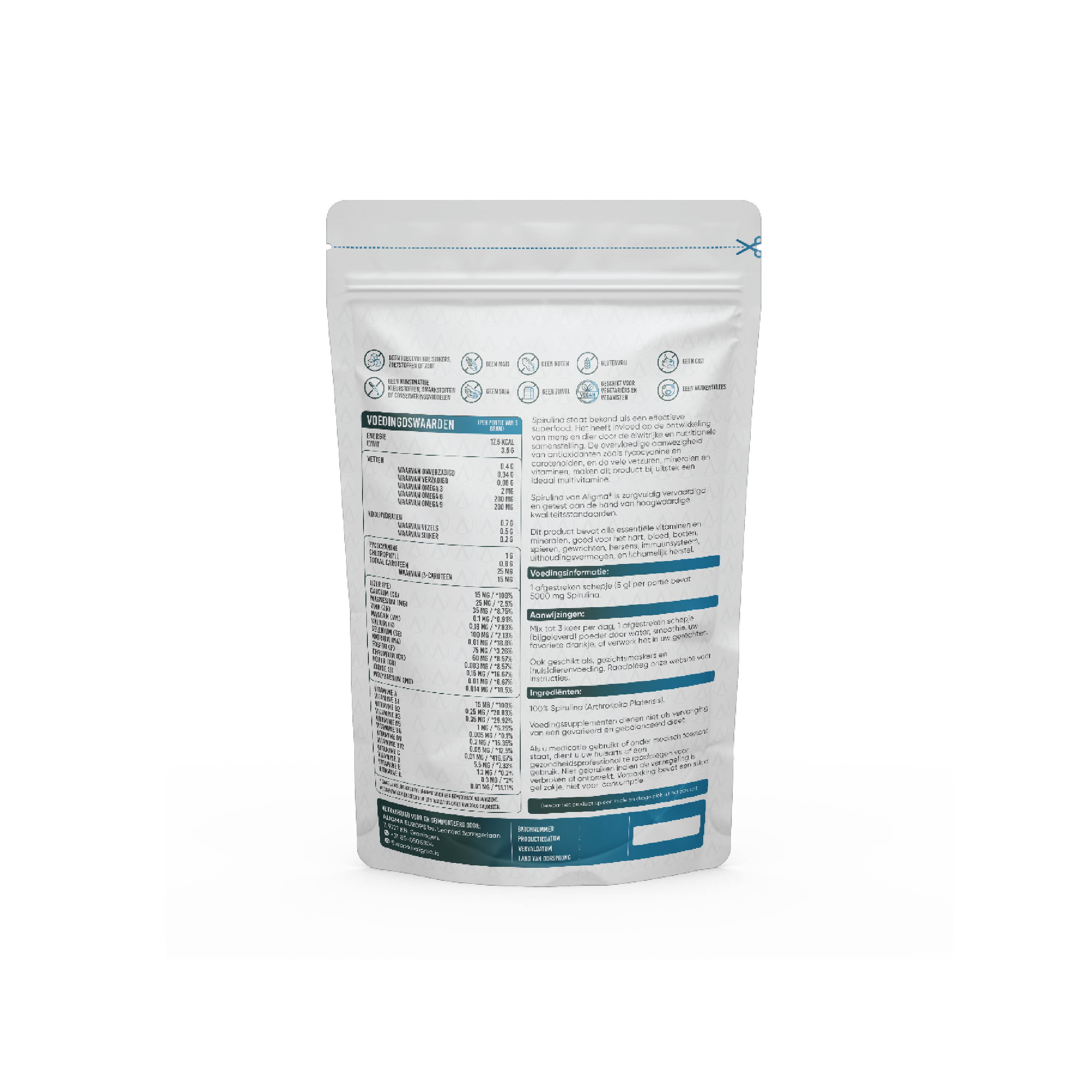 Biologische Spirulina poeder