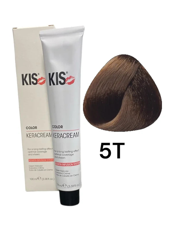 KIS 5T - Donker Tabak KeraCream Color Haarverf 100ml.