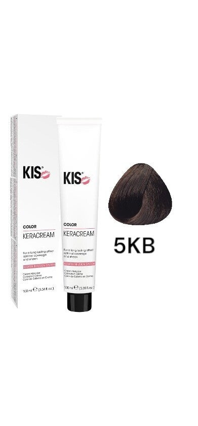 KIS 5KB - Koper Hazelnoot KeraCream Color Haarverf 100ml.