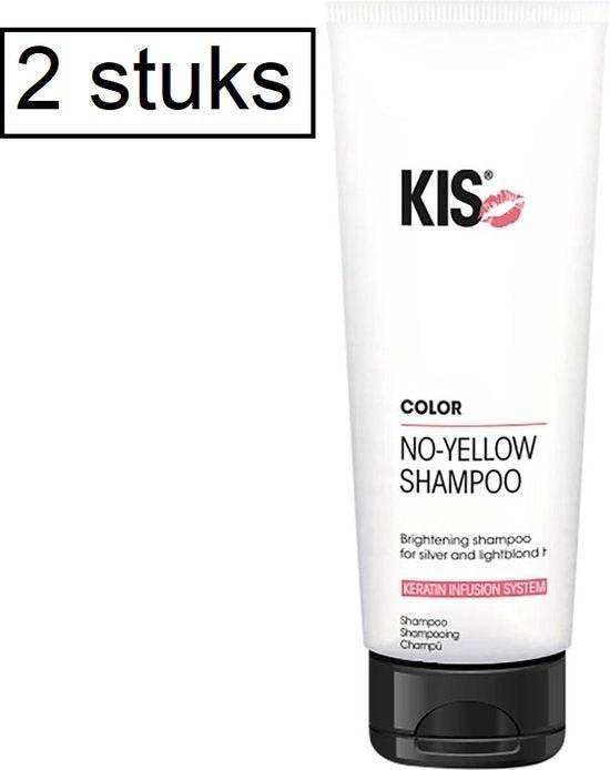 KIS No Yellow Shampoo 2x 250ml - Duopack Sulan