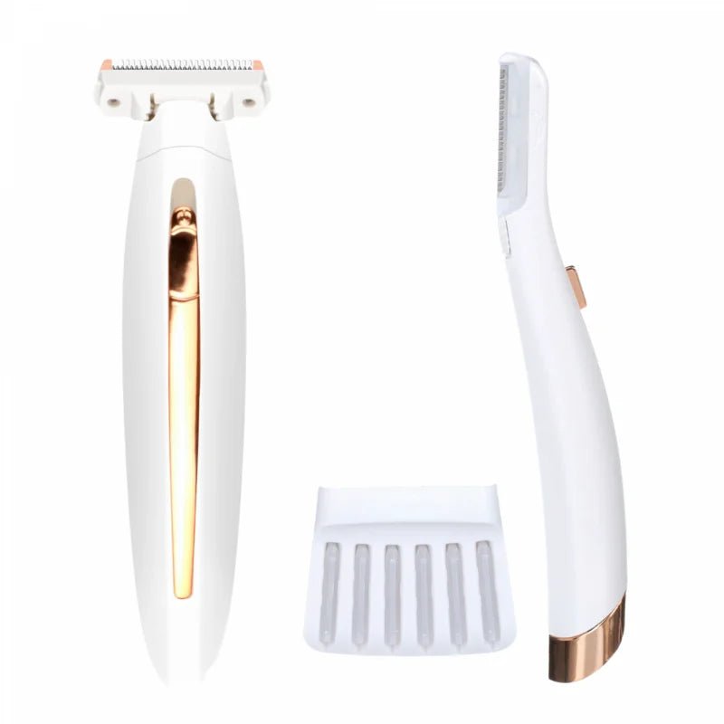 Cenocco Beauty SETCC9087/9086: 2 in 1  Full Body Hair Remover + Facial Epilator with LED Combo Deal MSY Dropshipping