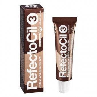 Natural brown refectocil eyebrow dye